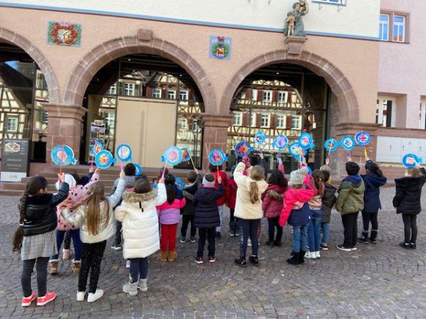 Laternenlauf der Klasse 1a