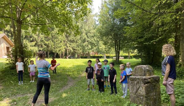 Wanderausflug mit Picknick der Klasse 1a